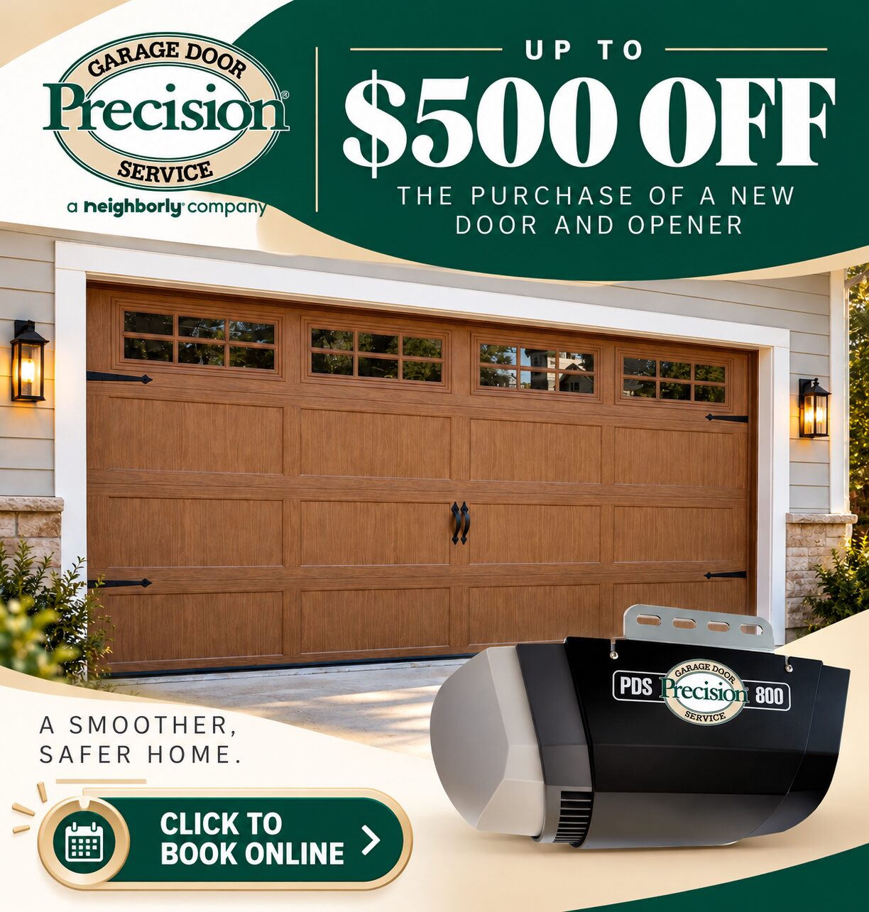 $500offDoor&Opener_graphic Promotional banner offering $500 off a new garage door and opener installation.
